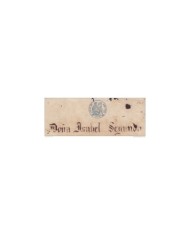 1863-PS-12 SPAIN ESPAÑA REVENUE SEALLED PAPER 1863 PAPEL SELLADO SELLO 4to.
