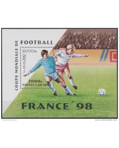 F-EX.1969  LAOS. MNH 1998. HF. FOTBALL  WORDL CUP. COPA MUNDIAL DE FUTBOL FRANCIA 98.