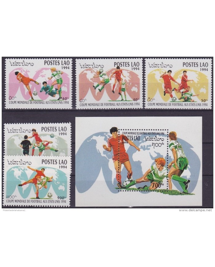 F-EX.1970 LAOS. MNH 1994. FOTBALL WORDL CUP. COPA MUNDIAL DE FUTBOL USA 94.