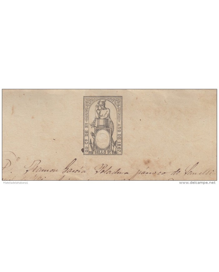 1867-PS-19 ESPAÑA SPAIN. ISABEL II. SEALLED PAPER .PAPEL SELLADO .SELLO 9no +SELLO DE ABOGADOS.