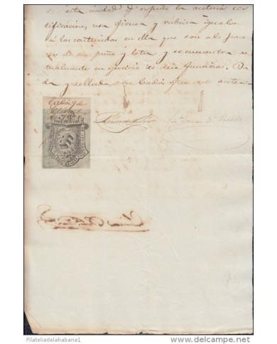 1868-PS-14.  ESPAÑA SPAIN. ISABEL II. SEALLED PAPER .PAPEL SELLADO .SELLO 9no+SELLO DE ABOGADO.