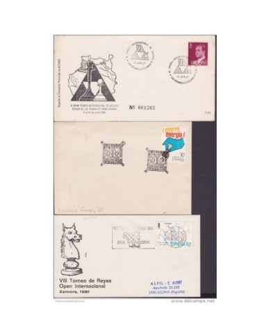 F-EX 1936 ESPAÑA SPAIN. 11 SPECIAL CANCEL CHESS AJEDREZ.