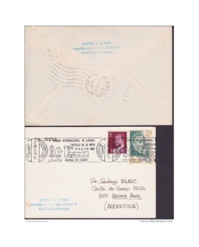 F-EX 1939 ESPAÑA SPAIN. 11 SPECIAL CANCEL CHESS AJEDREZ.