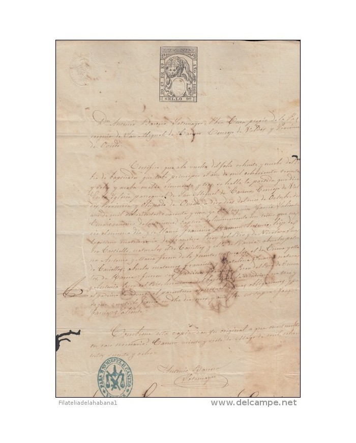 1868-PS-15.  ESPAÑA SPAIN. ISABEL II. SEALLED PAPER .PAPEL SELLADO .SELLO 9no+SELLO DE ABOGADO.
