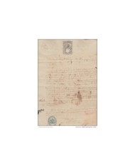 1868-PS-15.  ESPAÑA SPAIN. ISABEL II. SEALLED PAPER .PAPEL SELLADO .SELLO 9no+SELLO DE ABOGADO.