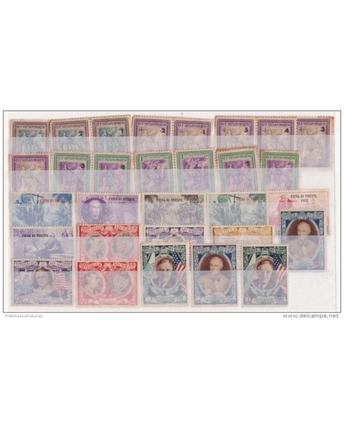 F-EX.2092 SAN MARINO ITALY STAMPS LOT.
