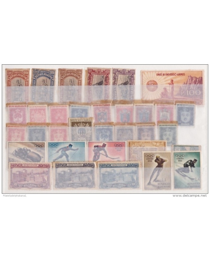 F-EX.2092 SAN MARINO ITALY STAMPS LOT.