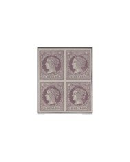 FAC-45 ESPAÑA SPAIN. SEGUI OLD FACSIMILE REPRODUCTION. ISABEL II. 1864 19c.