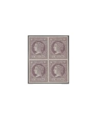 FAC-45 ESPAÑA SPAIN. SEGUI OLD FACSIMILE REPRODUCTION. ISABEL II. 1864 19c.