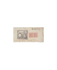 1889-PS-7 ESPAÑA SPAIN. 1889. ALFONSO XIII REVENUE SEALLED PAPER. SELLO 12 + POSTAGE REVENUE USE + SELLO ABOGADO.