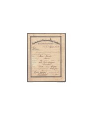 E4731 US NEW YORK. 1864. DEATH ACT SIGNED GOVERNOR CAPTAIN GENERAL DOMINGO DULCE.