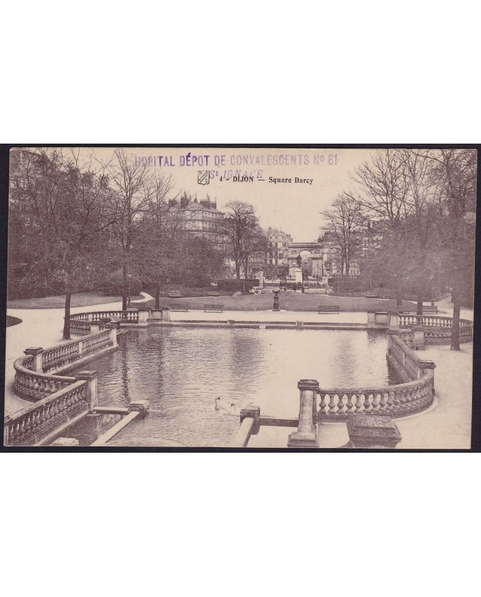 F-EX.2102 FRANCE FRANCIA HOSPITAL DEPOT CONVALESCENTS N.81. S. IGNACE.