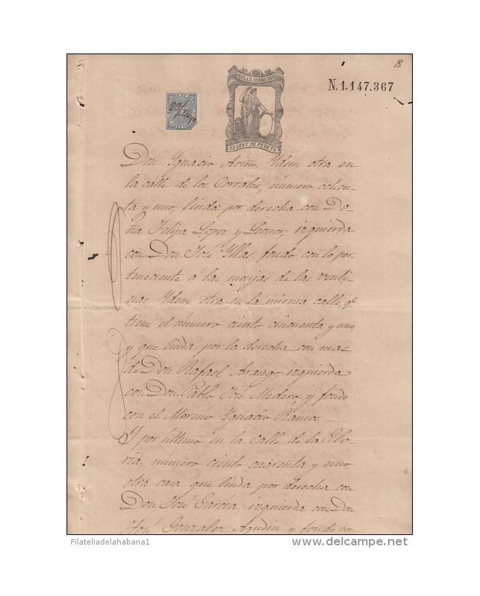 1874-PS-12  ESPAÑA SPAIN. SEALLED PAPER ISABEL II .PAPEL SELLADO .SELLO  11no  ESPAÑA.