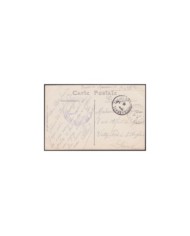 F-EX3123 FRANCE FRANCIA WWI. COMMISSAIRE MILITAIRE DE GARD DE AUBAIS.  FRANCHISE MILITAIRE. ORLEANS.