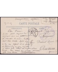 F-EX3128 FRANCE FRANCIA WWI. 10 REGIMENT DE INFANTERIE SERVICE POSTAL  FRANCHISE MILITAIRE. CHAUMONT.
