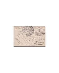 F-EX3129 FRANCE FRANCIA WWI 1919. 61 BATAILLON DE CHASSEUR A PIED. FRANCHISE MILITAIRE. LANGRES