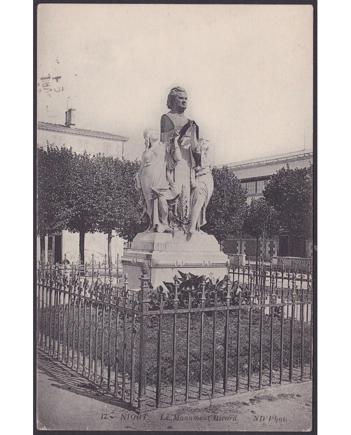 F-EX3145 FRANCE FRANCIA WWI 1919. COMMAND GAVALERIF DE NIORT. FRANCHISE MILITAIRE.