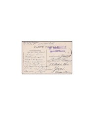 F-EX3146 FRANCE FRANCIA WWI. 30 TERRITORIAL 15o COMPAGNIE. FRANCHISE MILITAIRE. LA SARTHE BONNETABLE.