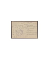 F-EX3148 FRANCE FRANCIA WWI. 1914. 11 REGIMENT ARTILLERIE 108 BATALLON DEPOT. FRANCHISE MILITAIRE. LYON.
