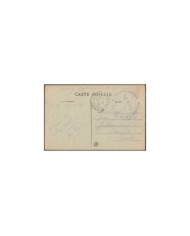 F-EX3226 FRANCE FRANCIA 1918 WWI MILITAR FREEPOST COMMISSAIRE MILITAIRE LE MANS. SARTHE.
