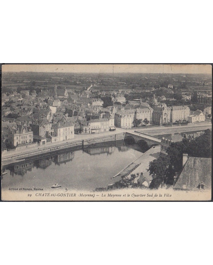 F-EX3227 FRANCE FRANCIA 1916 WWI MILITAR FREEPOST 184 REGIMENT INFANTERIE. MAYENNE LAVAL.