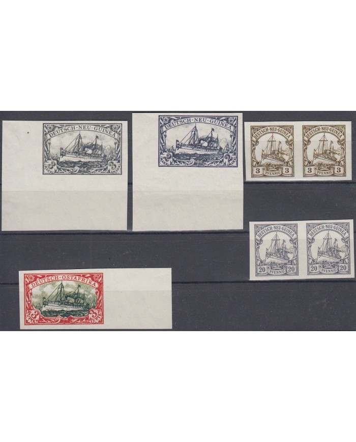 F-EX3327 GERMANY COLONIES FORGERY REPRODUCTION NEW GUINEA OSTAFRIKA .