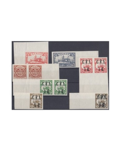 F-EX3332 GERMANY COLONIES FORGERY REPRODUCTION SAMOA .
