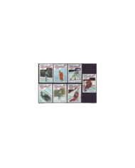 F-EX3389 CONGO COMPLETE SET MNH 1989 WINTER OLIMPIC GAMES