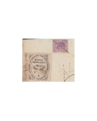 E5049 SPAIN ESPAÑA. REVENUE COLEGIO NOTARIAL BURGOS. 1876. 3 PTAS.