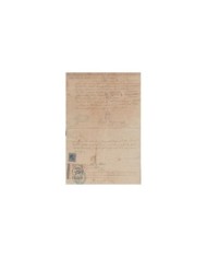 E5057 SPAIN ESPAÑA. REVENUE COLEGIO NOTARIAL BURGOS. 1886. LETRA I. 3 PTAS.