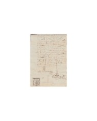 E5059 SPAIN ESPAÑA. REVENUE COLEGIO NOTARIAL BURGOS. 1874. LETRA M. 3 PTAS.