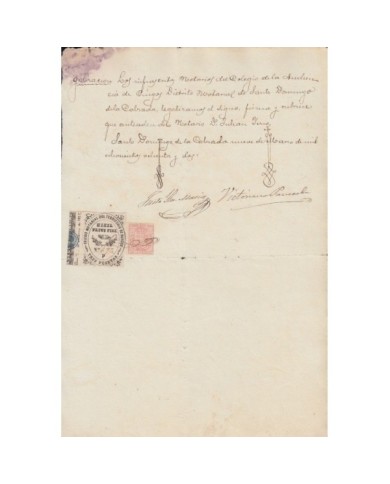 E5061 SPAIN ESPAÑA. REVENUE COLEGIO NOTARIAL BURGOS. 1882. LETRA P. 3 PTAS.