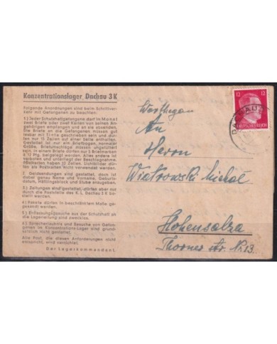 F-EX16570 GERMANY DACHAU CONCENTRATIONLAGER CONCENTRATION 1943 POW WWII.