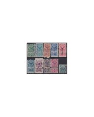 F-EX17136 MEXICO REVENUE 1903-05 CONTRIBUCION FEDERAL STAMPS LOT 1c...10$.