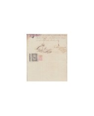 E5109 SPAIN ESPAÑA. REVENUE COLEGIO NOTARIAL MADRID. 1882. LETRA Q. 3 PTAS.
