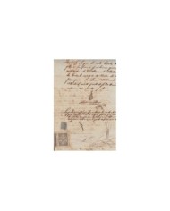 E5114 SPAIN ESPAÑA. REVENUE COLEGIO NOTARIAL MADRID. 1868. SERIE 4. 3 PTAS.