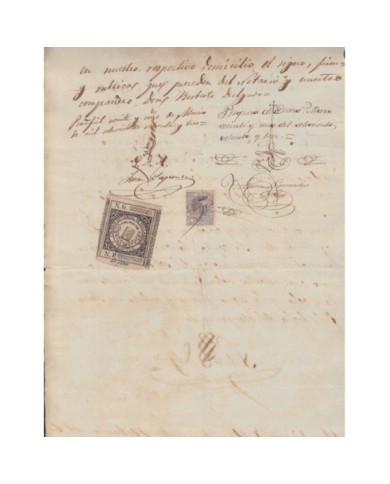 E5118 SPAIN ESPAÑA. REVENUE COLEGIO NOTARIAL VALLADOLID. 1883. SERIE 4. 3 PTAS.