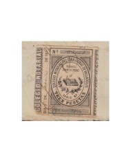 E5121 SPAIN ESPAÑA. REVENUE COLEGIO NOTARIAL VALLADOLID. 1896. SERIE 5. 3 PTAS.