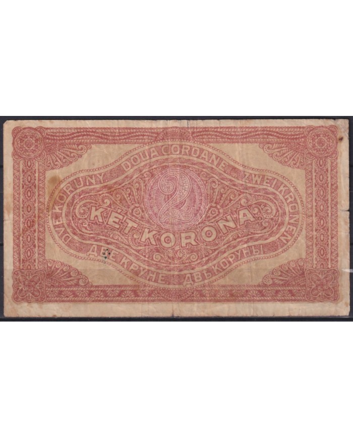F-EX18954 HUNGARY HUNGRIA 1934 BANKNOTE 2 KORONAS.