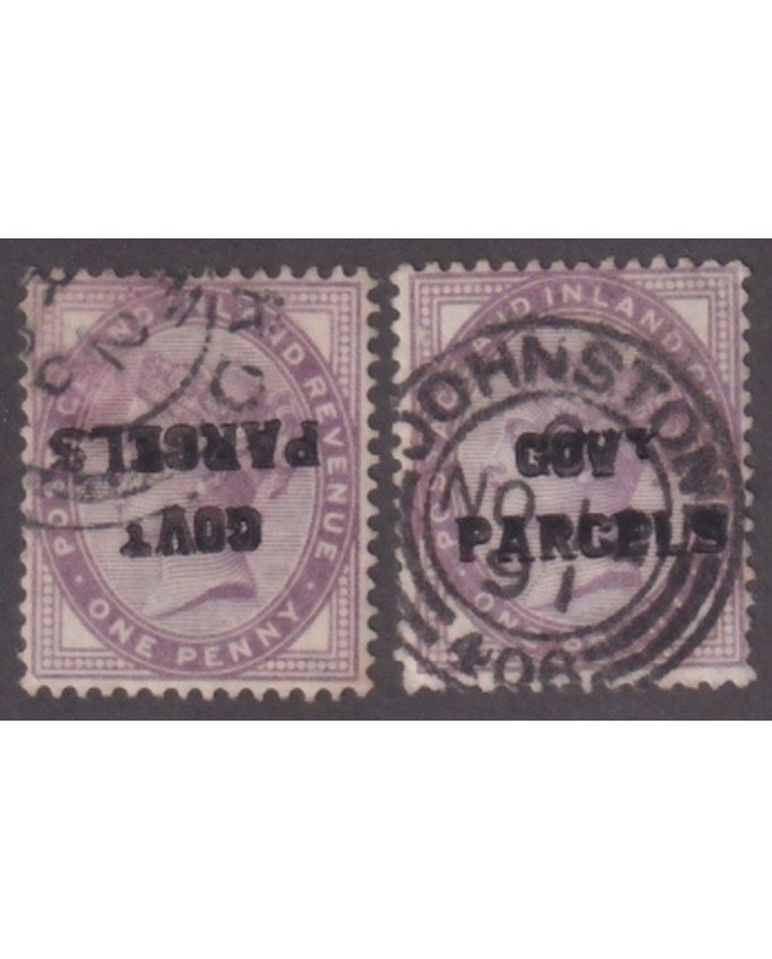 F-EX18949 ENGLAND UK GREAR BRITAIN REVENUE GOV PARCELS INVERTED SURCHARGE