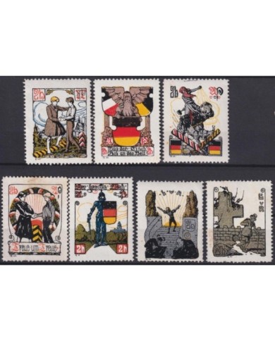 F-EX19060 GERMANY AUSTRIA CINDERELLA NO GUM ARIA NATION NORDIC MYTHOLOGY.
