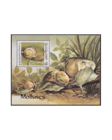 F-EX2029 AFGHANISTAN MNH 1999 HF SNAILS CARACOLES SHELL