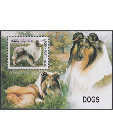 F-EX2030 AFGHANISTAN MNH 1999 HF DOGS PERROS ROUGH COLLIE