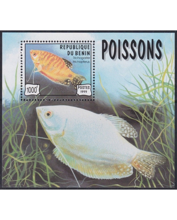 F-EX2039 BENIN MNH 1999 HF FISH PECES