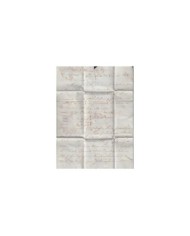 F-EX19129 SPAIN 1815 DESINFECTED BARCELONA TO PORTUGAL 1 CUT + IMMERATION IN VINEGAR.