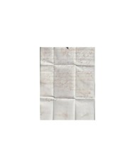 F-EX19129 SPAIN 1815 DESINFECTED BARCELONA TO PORTUGAL 1 CUT + IMMERATION IN VINEGAR.