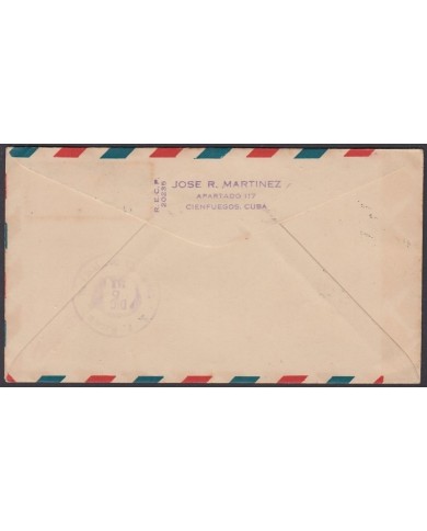 1931-PV-94 US FIRST FLIGHT 1931 4 DIC. MIAMI - DOMINICAN REP - CIENFUEGOS.