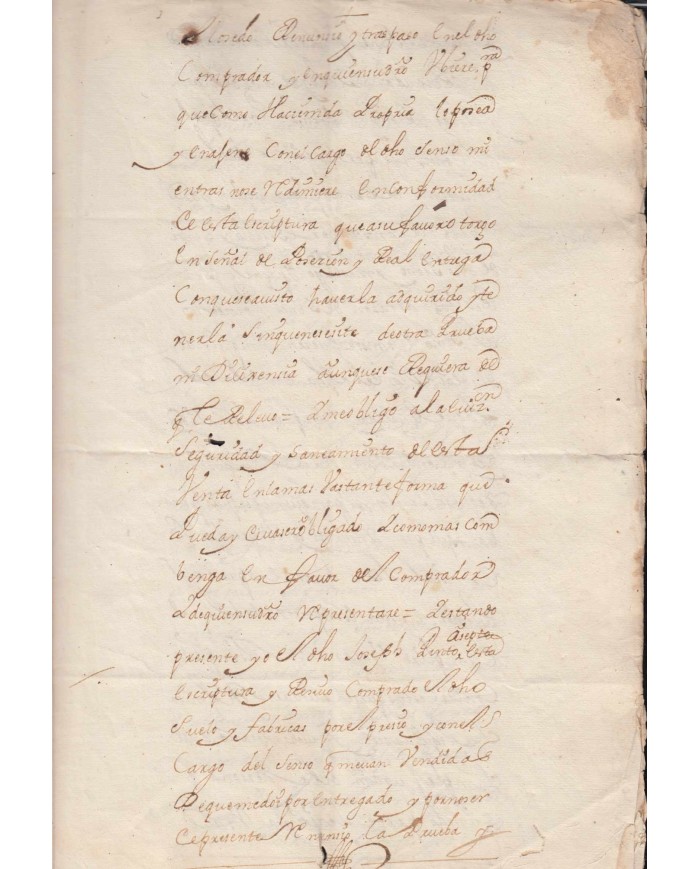 E6089 SANTO DOMINGO SPAIN ESPAÑA 1666-1792. HOUSE SALES. RARE SEALLED PAPER REVENUE.