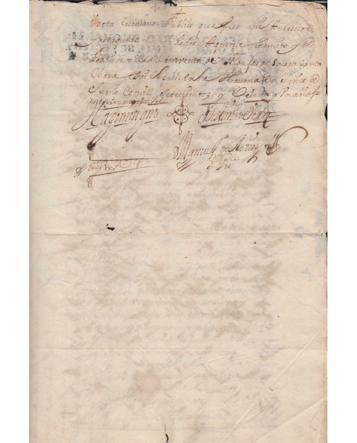 E6089 SANTO DOMINGO SPAIN ESPAÑA 1666-1792. HOUSE SALES. RARE SEALLED PAPER REVENUE.