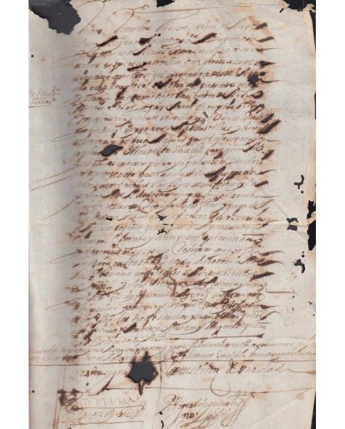 E6089 SANTO DOMINGO SPAIN ESPAÑA 1666-1792. HOUSE SALES. RARE SEALLED PAPER REVENUE.